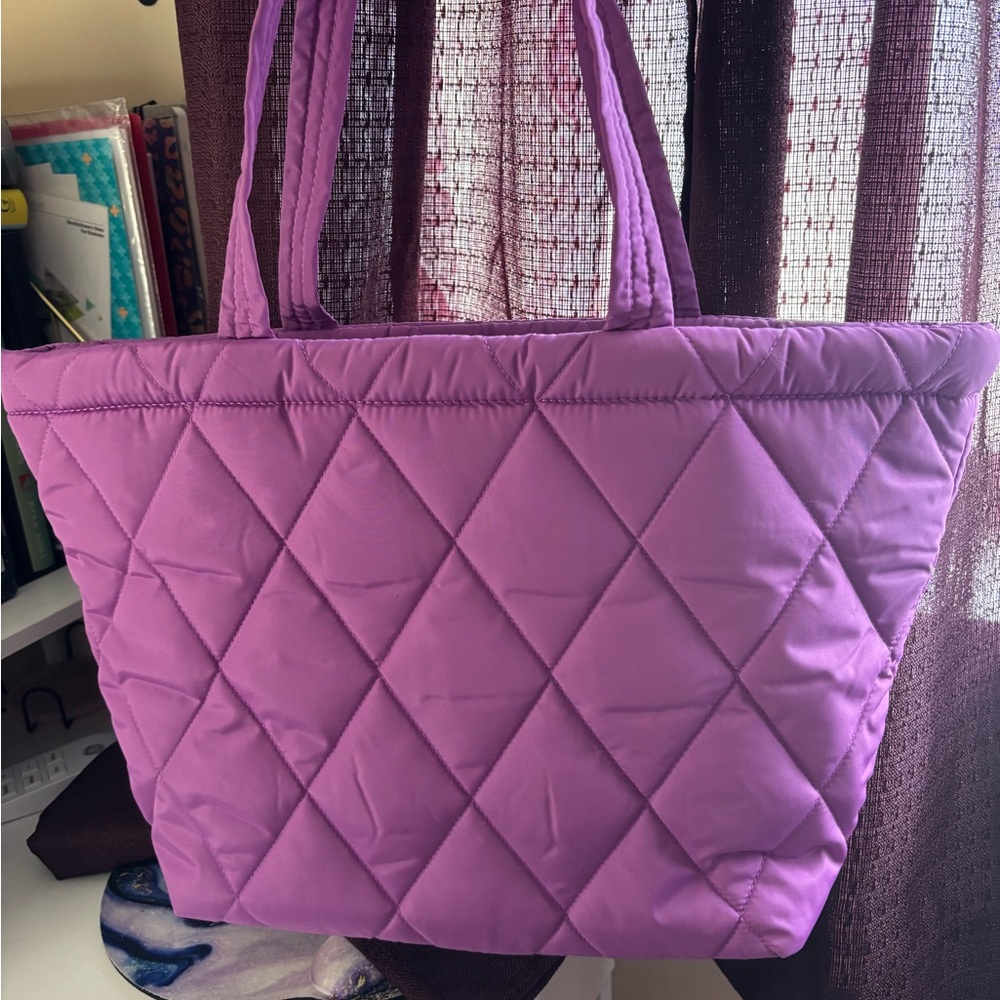 Vera Bradley Lilac Quilted Tote
